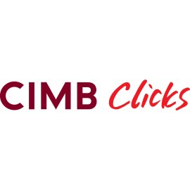 CIMB Clicks Official Logo Vector | CIMB Clicks Digital Banking Brandmark 