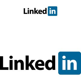 Linkedin Logo Vector Png | Professional networking platform logo 