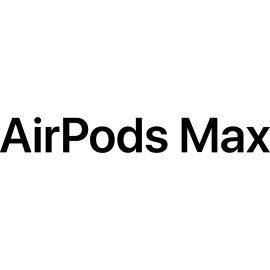 AirPods Max Logo Vector PNG | Wireless over‑ear headphones wordmark 