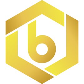 Bitrue Coin BTR Logo Vector PNG | Golden Hexagonal Bitrue Emblem 