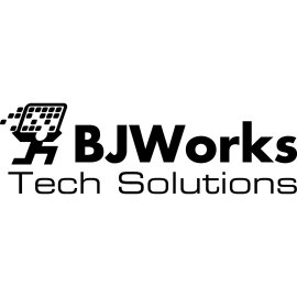 Bjworks Techsolutions Logo Vector Png | BJWorks Tech Solutions Brand Mark 