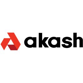 Akash Network AKT Red Black Logo Vector PNG | Decentralized Cloud Infrastructure Emblem 