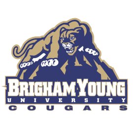 Brigham Young University Cougars emblem|BYU cougar mascot wordmark
