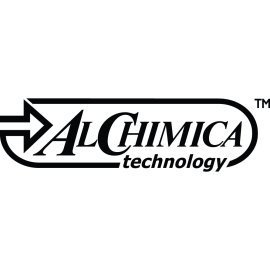 Alchimica Technology Logo Vector Png | Dynamic forward-arrow wordmark for Alchimica Technology 