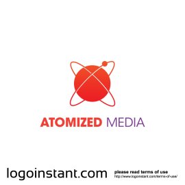 Cloud Physics Logo Vector Png | Abstract Atomic Orbit Logo 