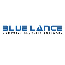 Blue Lance Logo Vector PNG | Blue Lance Computer Security Software Emblem 