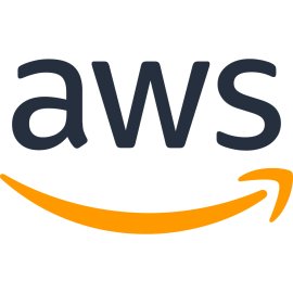 Amazon Web Services AWS Logo Vector PNG | Minimalist AWS wordmark with Amazon smile curve 
