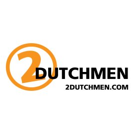 2Dutchmen logo design|Bold numeric brand emblem