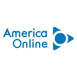America Online Logo PNG | AOL classic internet brand emblem 