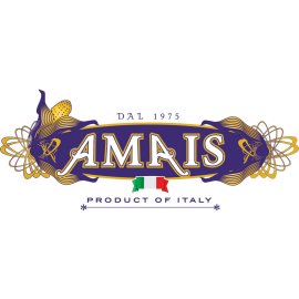AMAIS Italian Heritage Emblem | Premium Corn-Based Products Brand Mark 