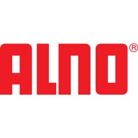 ALNO red wordmark logo | Bold ALNO brand emblem 