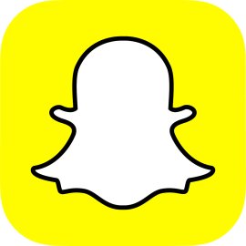 Snapchat Ghost Icon Vector | Minimal Social Media Logo Design 