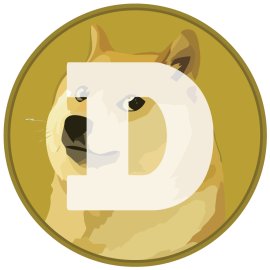 Dogecoin Doge Logo Vector Png | Iconic Shiba Inu Cryptocurrency Emblem 