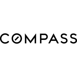 Compass Modern Wordmark Logo | Minimalist Compass Branding Icon 