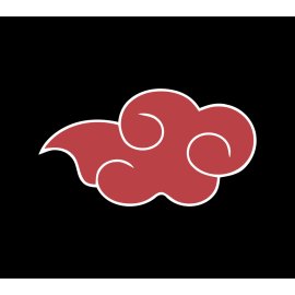 Compete At Com Logo Vector Png | Minimalist Red Cloud Emblem 
