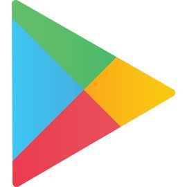 Google Play Store Logo Vector PNG | Multicolored Play Button Icon 