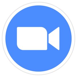 Zoom Icon Logo Vector PNG | Modern Video Conferencing Symbol 