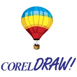 CorelDRAW Creative Balloon Emblem | Colorful Vector Design Identity 