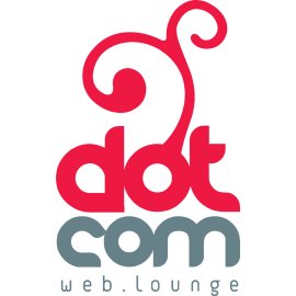 Dotcom Logo Vector Png | Modern Dotcom Web Lounge Emblem 