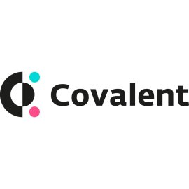 Covalent CQT Token Logo Vector PNG | Modern blockchain data identity 