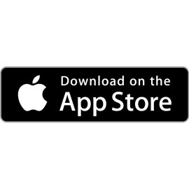 Download on the App Store badge | Minimalist black and white app download banner 