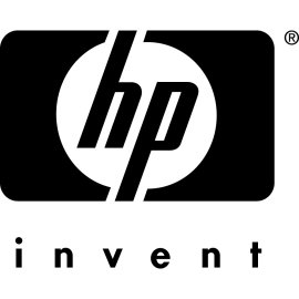 HP Hewlett-Packard logo vector PNG | Classic HP invent emblem 
