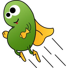 Opera Logo Vector Png | Playful superhero bean mascot 