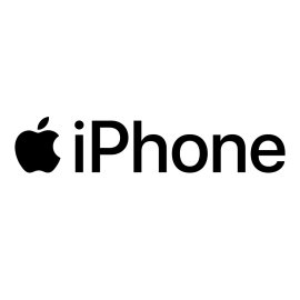 iPhone Logo Vector PNG | Minimalist Apple-inspired smartphone branding 