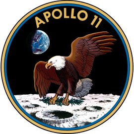 Apollo 11 Mission Emblem | Iconic Lunar Landing Badge 