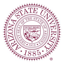 Arizona State University Official Seal Vector | Classic ASU Emblem in Maroon 