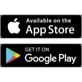 App Store and Google Play Download Badges | Mobile App Distribution Platform Logos 