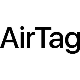Apple AirTag Logo Vector PNG | Minimalist AirTag Wordmark 