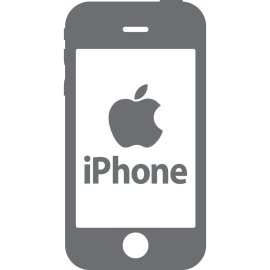 Apple iPhone logo icon|Minimalist smartphone silhouette with Apple emblem