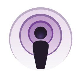 Apple Podcasts logo vector PNG|Purple podcast broadcast icon