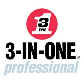 3-IN-ONE Professional Logo Vector | 3-IN-ONE Industrial Lubricant Emblem 