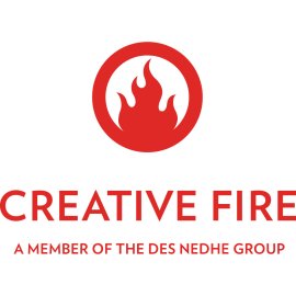 Creative Fire Logo Vector PNG | Bold Red Flame Emblem 