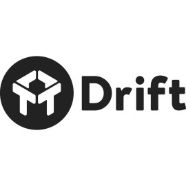 Drift Logo Vector PNG | Modern conversational marketing emblem 