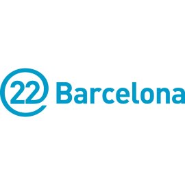 22@ Barcelona logo vector PNG | 22 at Barcelona innovation district emblem 