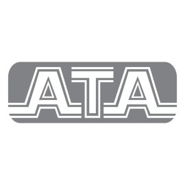ATA Logo Vector PNG | Minimalist ATA wordmark emblem 