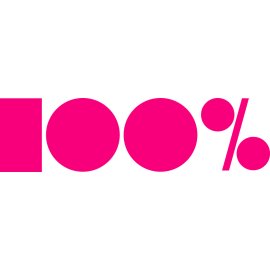 Bubilgi Logo Vector PNG | Bold geometric 100 percent symbol 
