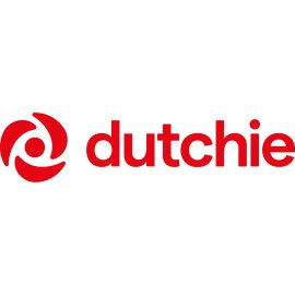 Dutchie logo vector PNG | Bold red Dutchie wordmark 