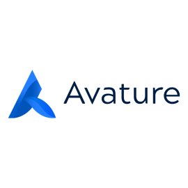 Avature logo vector PNG | Modern blue Avature brand emblem 