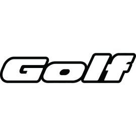 VW Golf Logo Vector PNG | Volkswagen Golf Wordmark Emblem 