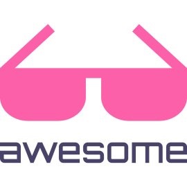 Awesome Sunglasses Logo Vector PNG | Bold Pink Shades Emblem 