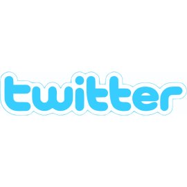 Twitter classic wordmark in sky blue | Rounded lowercase Twitter logo 