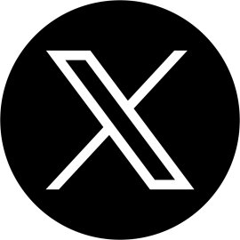 Twitter X Logo Vector PNG | Minimalist X emblem 