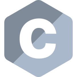 C Programming Language Logo Vector PNG | Modern Hexagonal C Language Emblem 