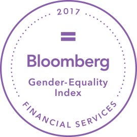 2017 Bloomberg Financial Services Gender Equality Index Logo|Bloomberg Gender-Equality Index Emblem