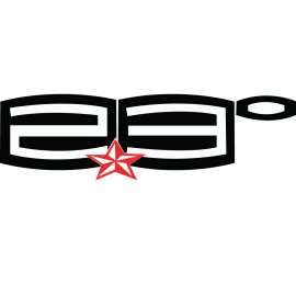 23 Degrees Logo Vector PNG | Bold Contemporary 23 Degrees Emblem 