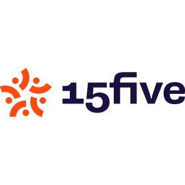 15Five Logo Vector PNG | Modern employee performance brand mark 